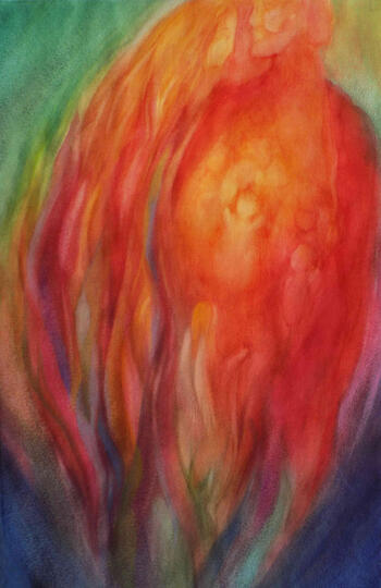 Sacra Famiglia - Acquarello cm. 42x52