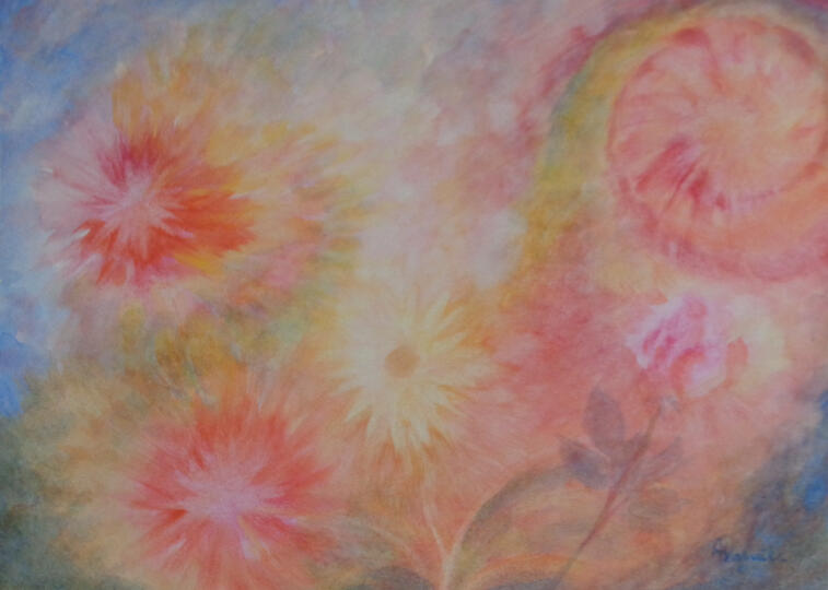 Fiori - Acquarello cm. 32x44