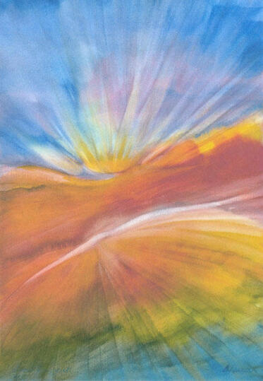 Nuovi orizzonti - Acquarello cm. 35x50