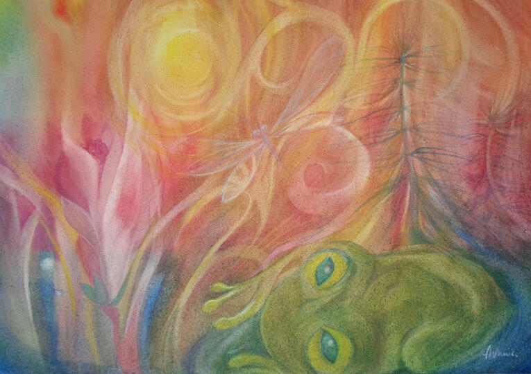 Esseri elementari - Acquarello cm. 32x44