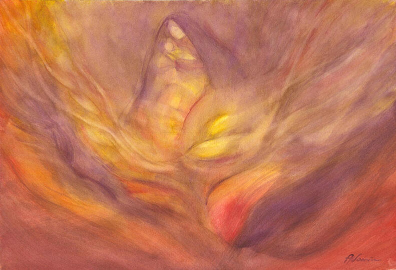 Maternità - Acquarello cm. 42x28