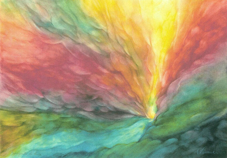 Sorgente di Luce - Acquarello cm. 35x50