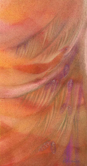 Animali - Acquarello, pastello cm. 15x7 (VENDUTO)