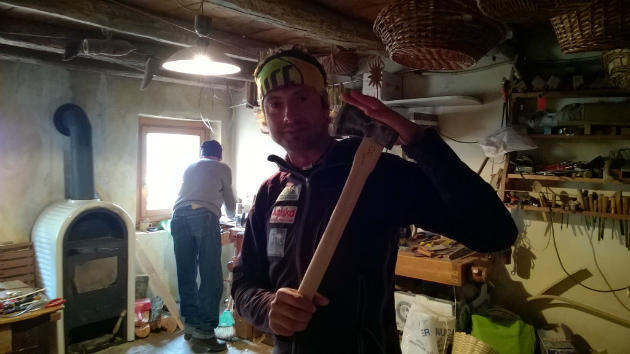 Federico e Carlo al lavoro