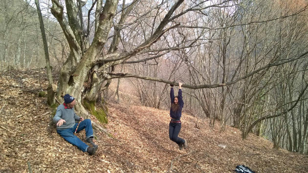 Carlo e Martina nella natura