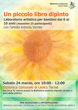 Locandina corso di pittura ad acquarello