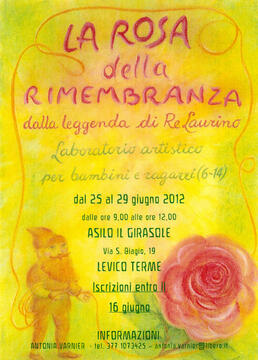 Locandina corso di pittura ad acquarello